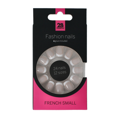 2B Nails french small 24.00 Stuks