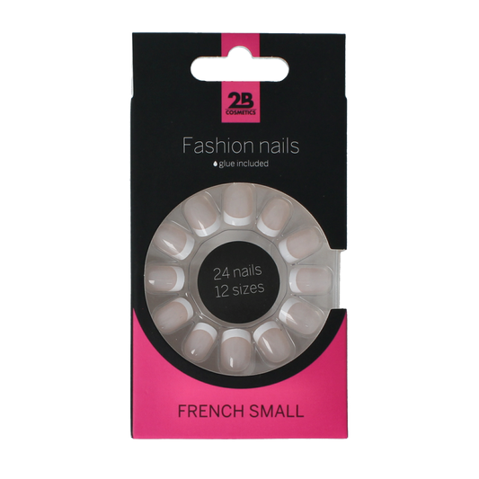 2B Nails french small 24.00 Stuks
