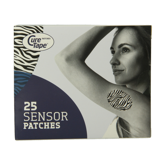 Cure Tape Sensor patch zebra 25 Stuks
