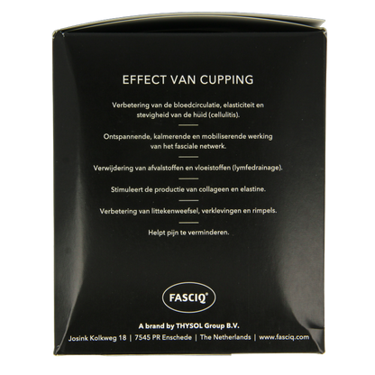 FASCIQ Full body cupping set 4 Stuks