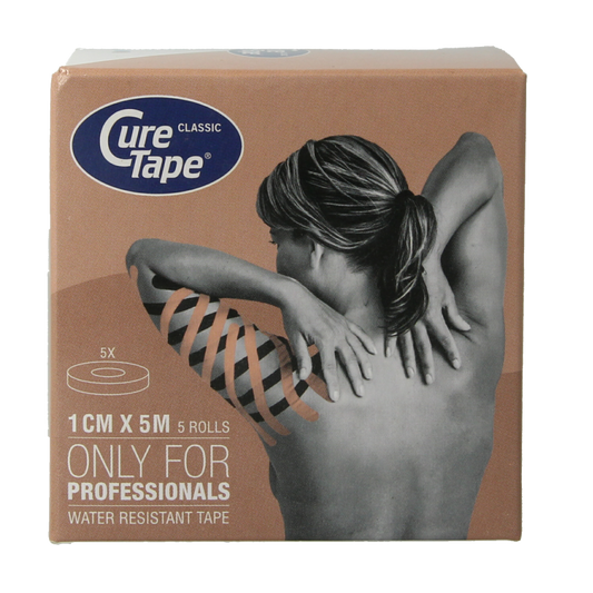 Cure Tape Sports beige 5m x 1cm 5 Stuks