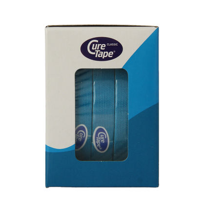 Cure Tape Kinesiotape blauw 1cm x 5m 5 Stuks