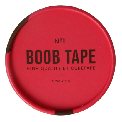 Cure Tape Boobtape no 1 incl. nipple covers - 5cm x 5m blac 1 Stuks
