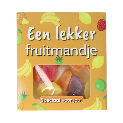 Voor Jou! Voor jou Snoep Lekker fruitmandje 1.00 Stuks