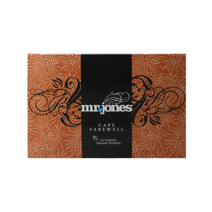 Mr. Jones Cape farewell rooibos bio 20 Zakjes