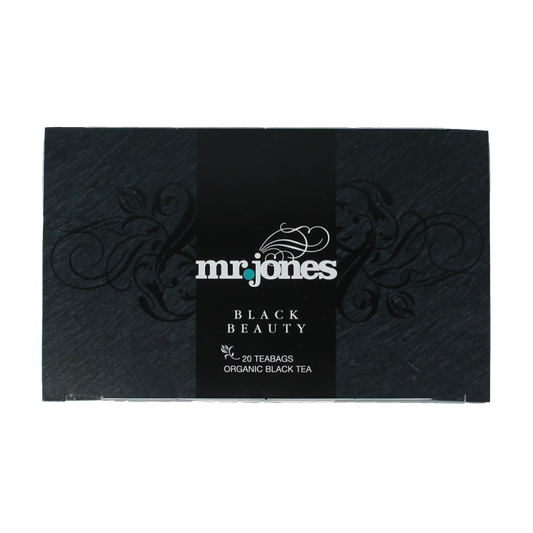 Mr. Jones Black beauty zwarte thee bio 20.00 Zakjes