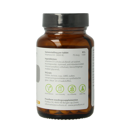Proviform Vitamine D3 75mcg 150.00 Tabletten
