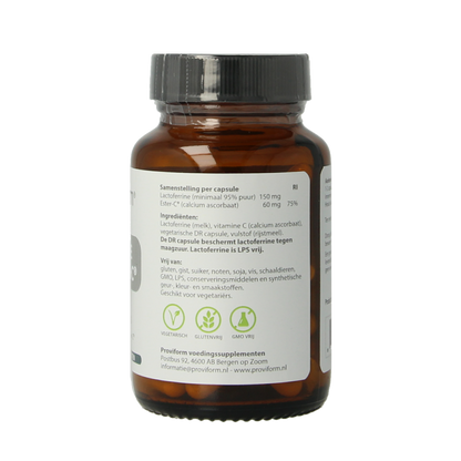Proviform Lactoferrine puur 150mg + ester C 60 Vegetarische capsules