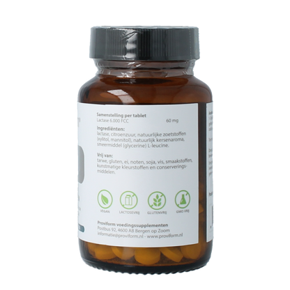 Proviform Lactase 6.000 FCC 100 Kauwtabletten