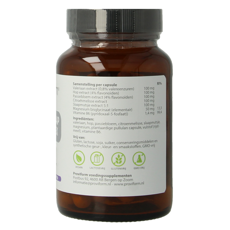 Proviform Valeriaan slaap relax complex 60 Vegetarische capsules
