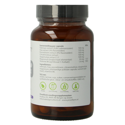 Proviform Valeriaan slaap relax complex 60 Vegetarische capsules