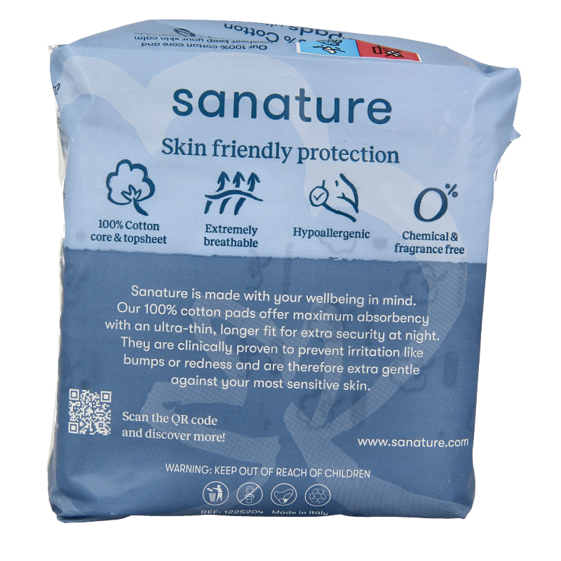 Sanature Maandverband ultra night 10 Stuks