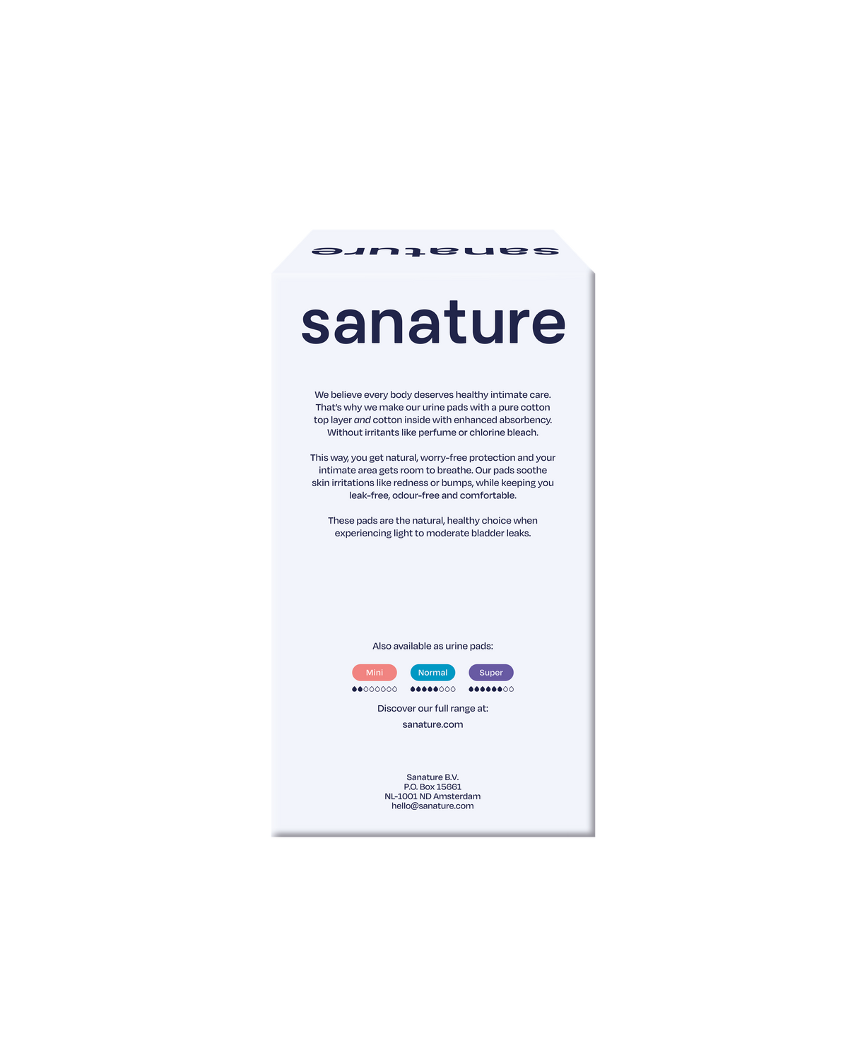 Sanature Pro vivo incontienentieverband katoen mini plus 14.00 Stuks