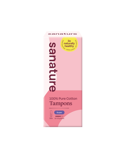 Sanature Tampons super 16.00 Stuks