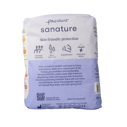 Sanature Pro vivo incontinentie normaal katoen 12 Stuks