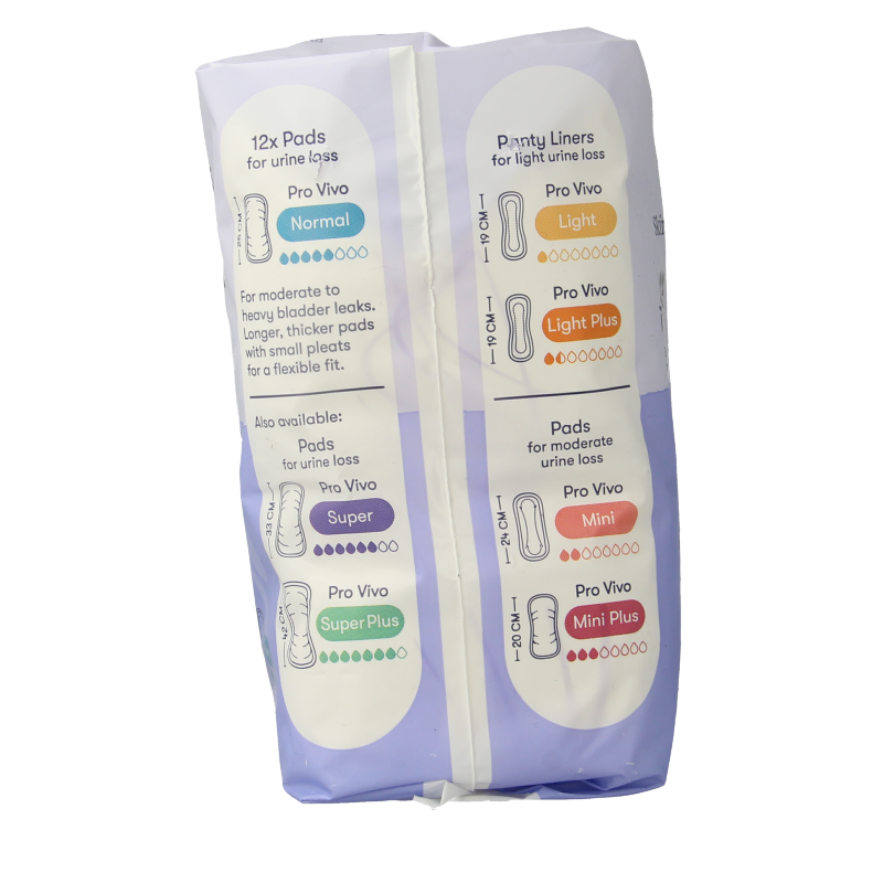 Sanature Pro vivo incontinentie normaal katoen 12 Stuks