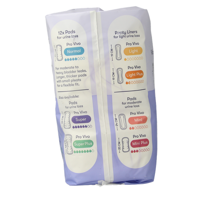 Sanature Pro vivo incontinentie normaal katoen 12 Stuks