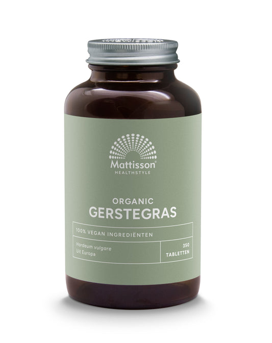 Mattisson Gerstegras barley grass Europa 400mg bio 350 Tabletten