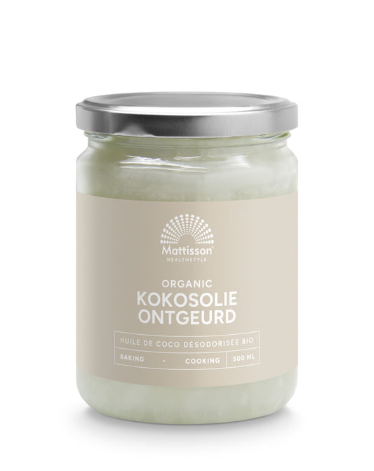 Mattisson Kokosolie geurloos bio 500 Milliliter