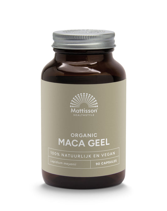Mattisson Organic maca geel bio 90.00 Vegetarische capsules