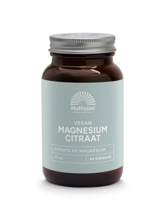 Mattisson Absolute magnesium citraat 60 Vegetarische capsules