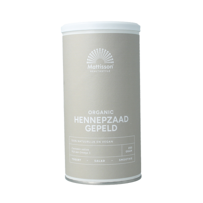 Mattisson Hennepzaad gepeld bio 250 Gram