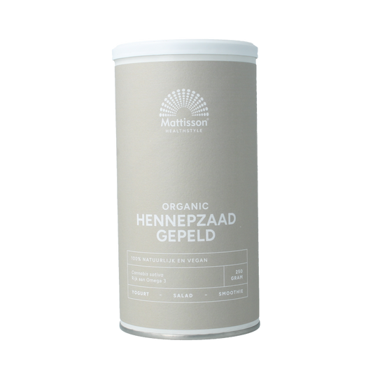 Mattisson Hennepzaad gepeld bio 250 Gram