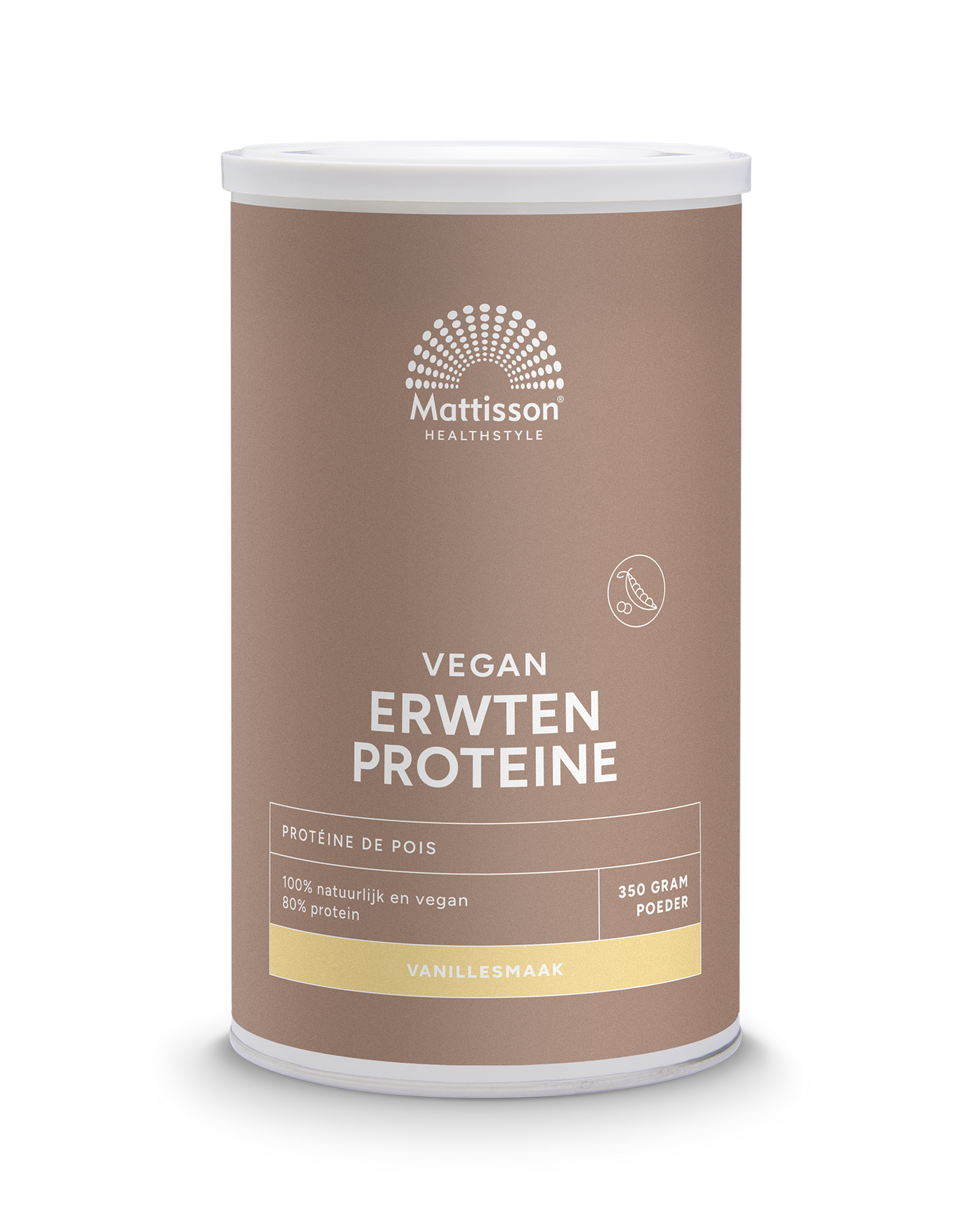 Mattisson Absolute erwten proteine vanille vegan 350 Gram