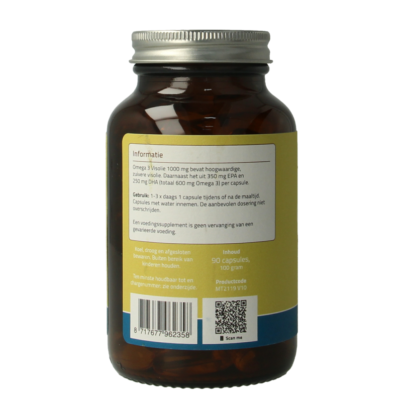 Mattisson Omega 3 visolie 35% EPA 25% DHA 1000mg 90 Capsules