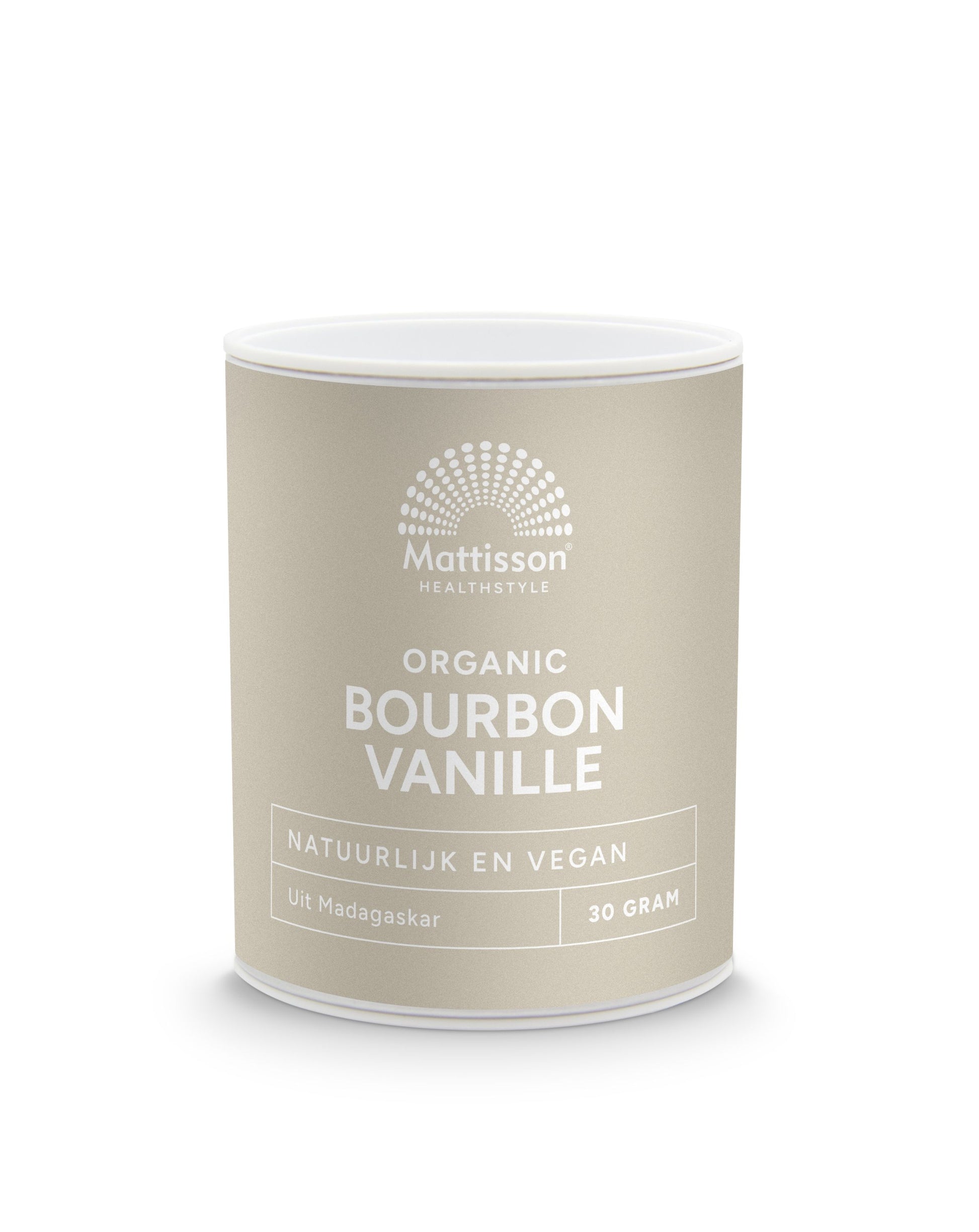 Mattisson Bourbon vanille poeder bio 30.00 Gram