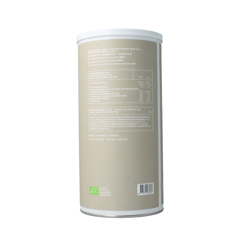 Mattisson Wei whey proteine naturel 80% bio 450 Gram