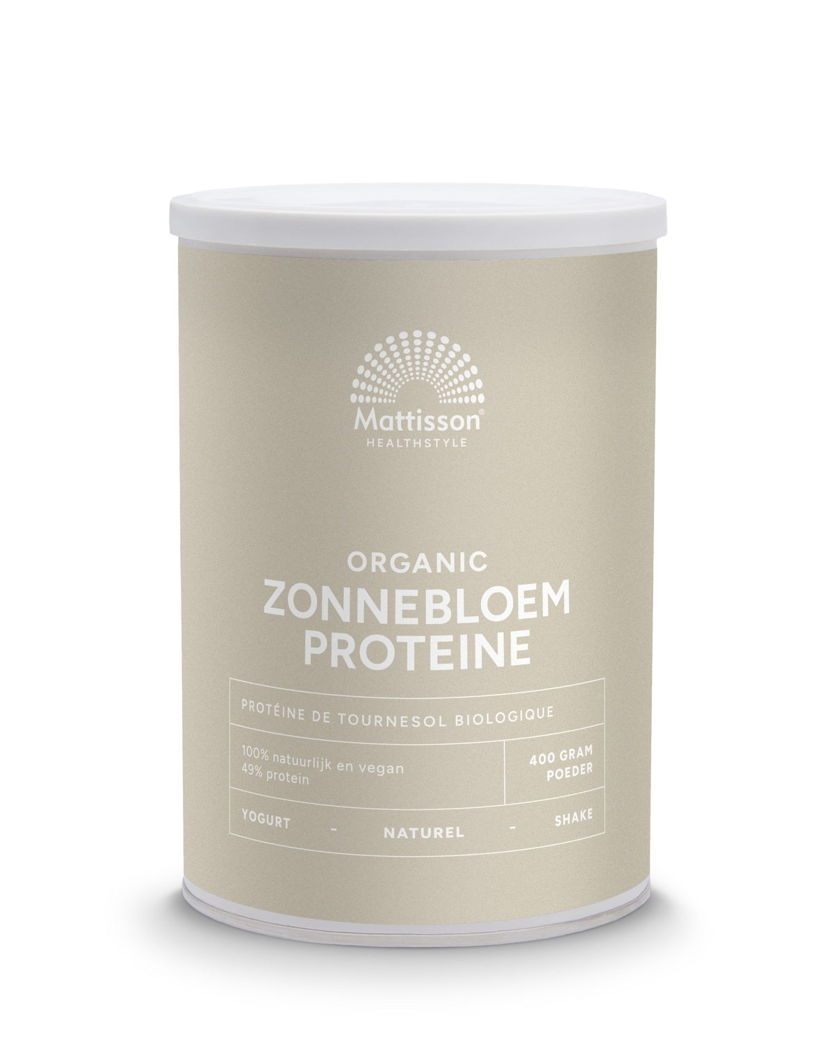 Mattisson Vegan zonnebloem proteine 45% bio 400.00 Gram