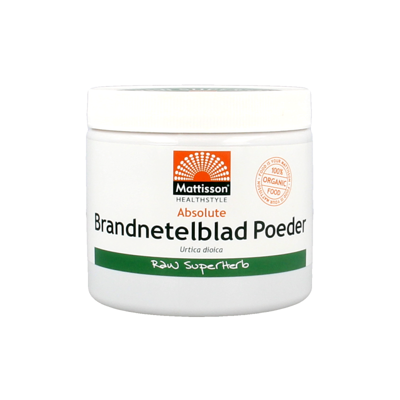 Mattisson Absolute brandnetelblad poeder raw bio 200 Gram
