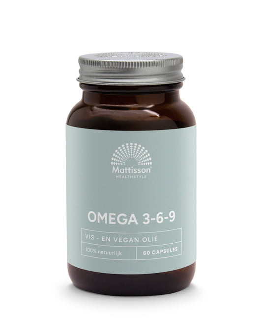 Mattisson Omega 3 6 9 vis teunisbloem lijnzaad 60.00 Capsules