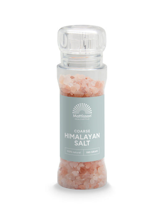 Mattisson Himalaya zout grof gemalen molen hervulbaar 180 Gram