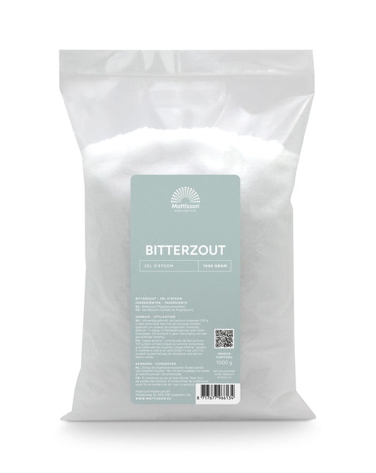Mattisson Bitterzout epsom zout magnesiumsulfaat 1 Kilogram
