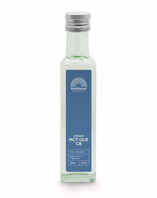 Mattisson MCT olie C8 - coconut pure - 99% caprylic acid 250 Milliliter