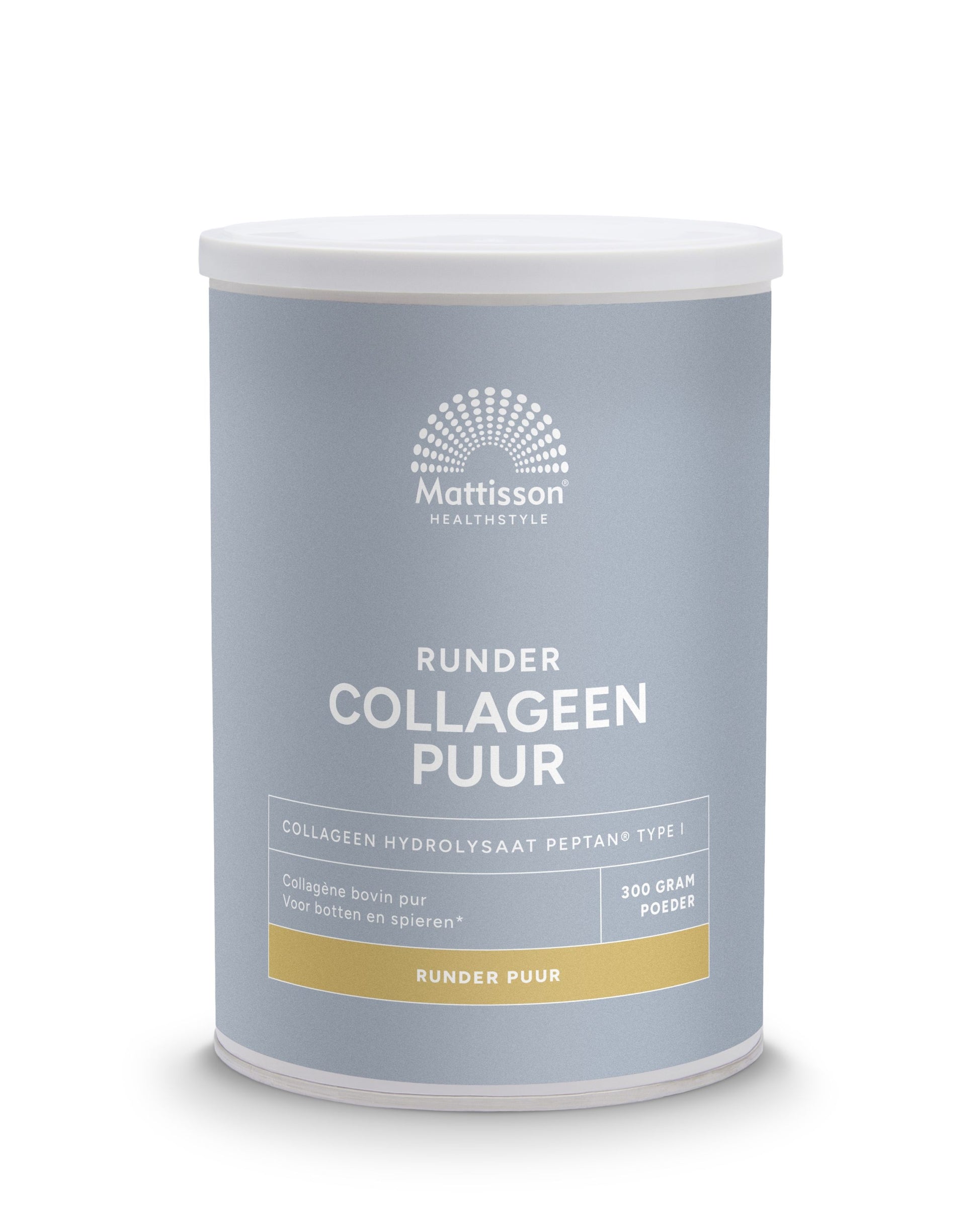 Mattisson Runder collageen poeder Peptan 300 Gram