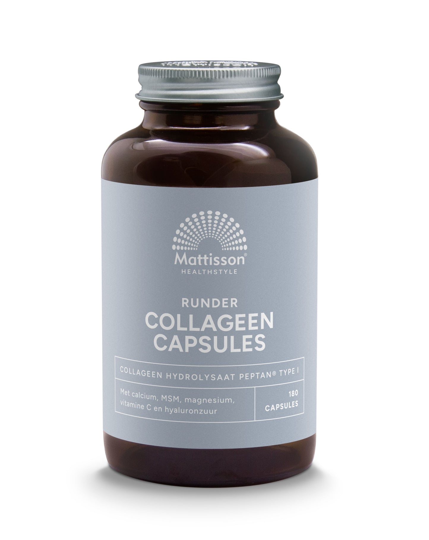 Mattisson Runder collageen peptan type 1 180 Capsules