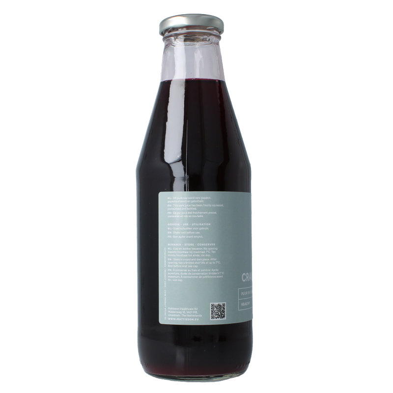 Mattisson Cranberrysap bio 750 Milliliter