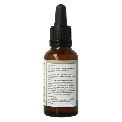 Mattisson Vegan liposomaal CBD 0.5mg & melatonine 0.29mg 30 Milliliter