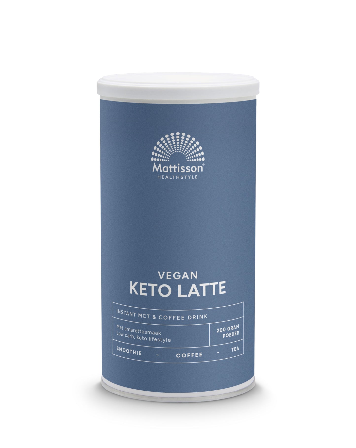 Mattisson Vegan keto latte instant MCT & coffee drink 200.00 Gram