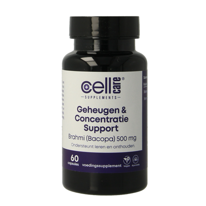 CellCare Brahmi 500mg 60 Vegetarische capsules