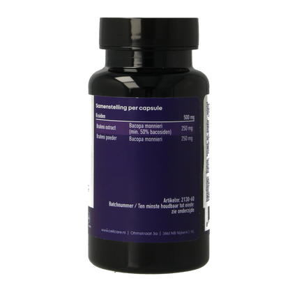 CellCare Brahmi 500mg 60 Vegetarische capsules
