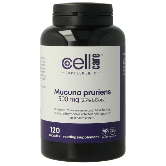CellCare Mucuna pruriens 500mg (25% L-dopa) 120.00 Capsules