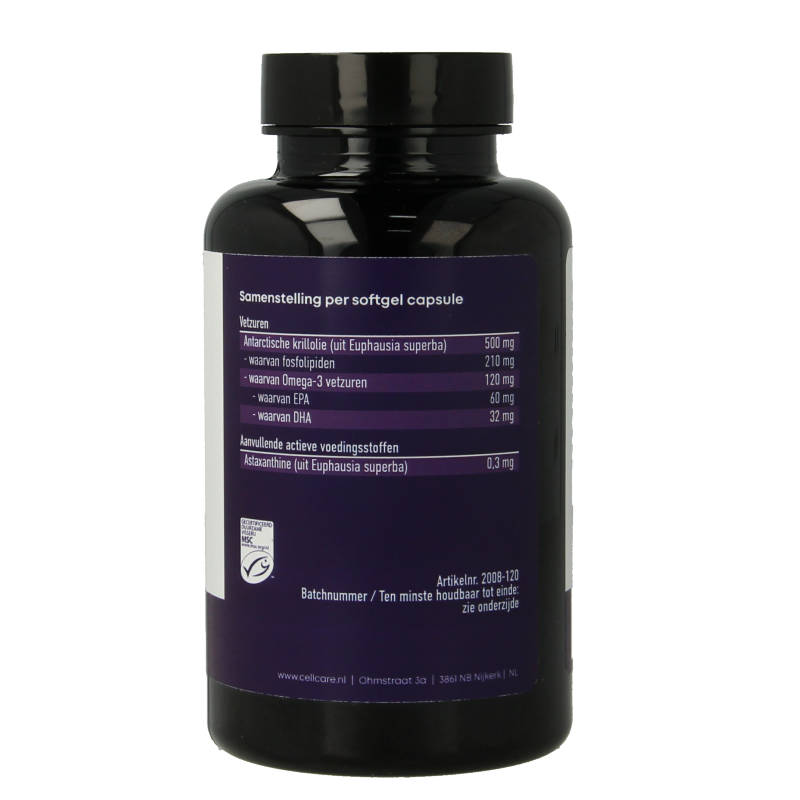 CellCare Omega-3 krill  120 Softgels