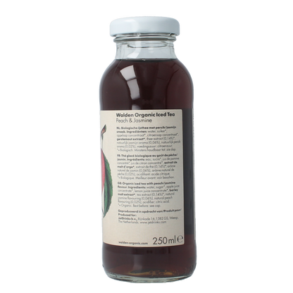 Walden Ice tea peach jasmine bio 250 Milliliter