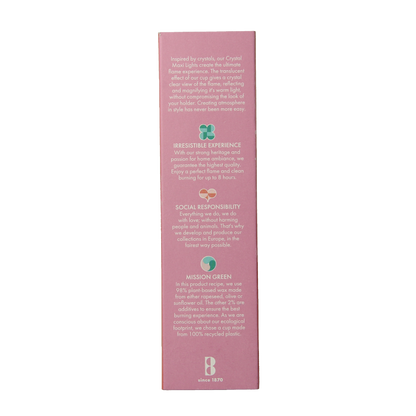 Bolsius Crystal maxi lights 8 uur doos 12 Stuks