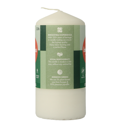 Bolsius Stompkaars 120/58 cloudy white 1 Stuks