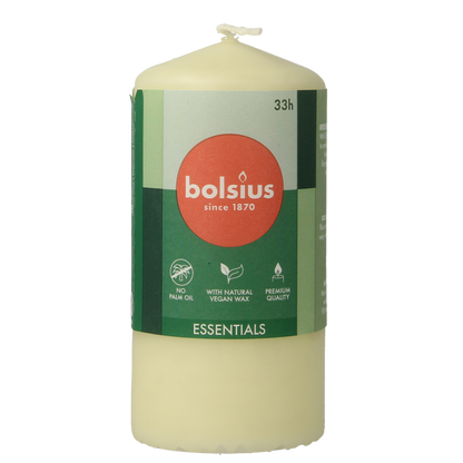 Bolsius Stompkaars 120/58 soft pearl 1 Stuks